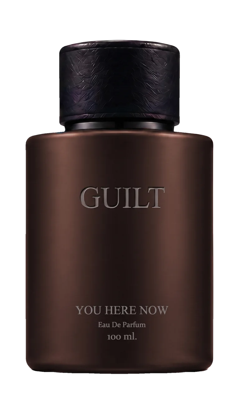 Guilt Eau de Parfum, 100 ml bottle, front